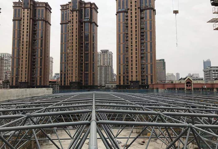 常德螺栓球网架结构